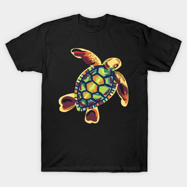Sea Turtle T-Shirt by vickykuprewicz
